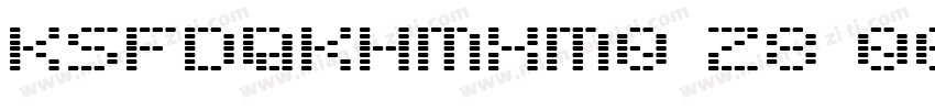 KSFDQKHMXM0 28 00字体转换